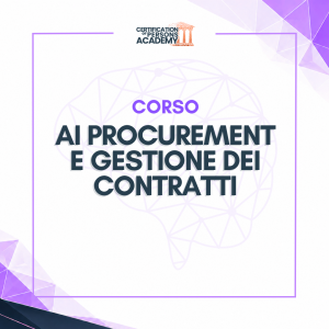 Corso AI Procurement e gestione dei contratti